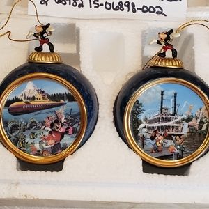 Vintage Bradford Disney ornaments